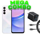 Mega Combo Samsung A15 6/128gb blanco+ Cargador Anker 33W