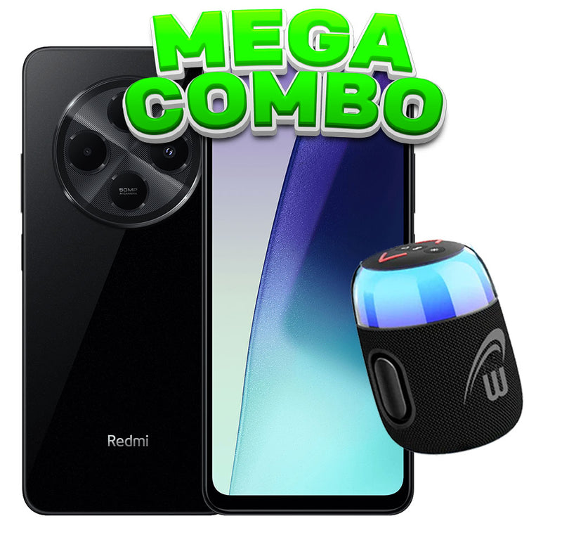 Mega Combo Xiaomi Redmi 14C 4/128gb negro + Bocina Worryfree WSC-02 Bluethooth negro